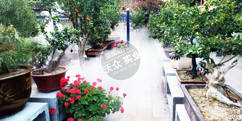 余家大院花园雾森造景